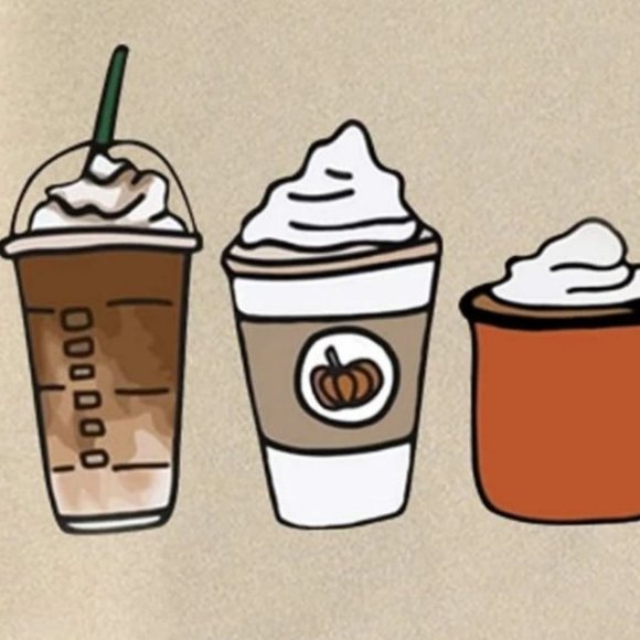 graphic pumpkin spice latte pullover cute casual fall winter warm fun - Picture 7 of 7